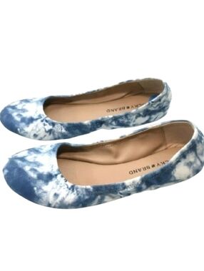 NEW! LUCKY BRAND Emmie Tie-Dye Soft Comfy Slip On Ballet Flat 7.